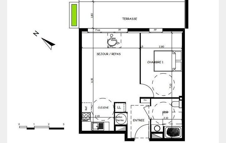 Annonces 66000 : Appartement | SAINT-CYPRIEN (66750) | 44 m2 | 137 000 € 